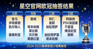 星空官网 欧冠抽签结果